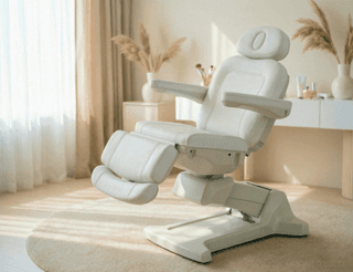 Косметологическое кресло Mizomed Luco с электроприводом, 4 мотора белый