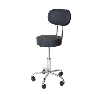 УЦЕНКА, Стул мастера Mizomed Smart + на колесиках, со спинкой Чёрный