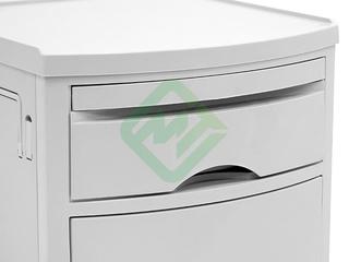 Тумба медицинская прикроватная МЕТ TL-220 (с выдвижным столиком)