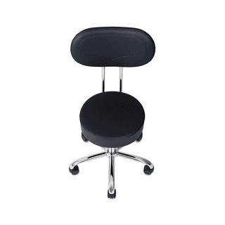 УЦЕНКА, Стул мастера Mizomed Smart + на колесиках, со спинкой Чёрный