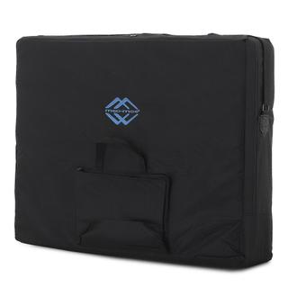 Массажный складной стол JF-AY01 двухсекционный, кремовый/коричневый (PW2.20.13A-00)