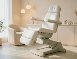 Косметологическое кресло Mizomed Otto с электроприводом, 3 мотора белый