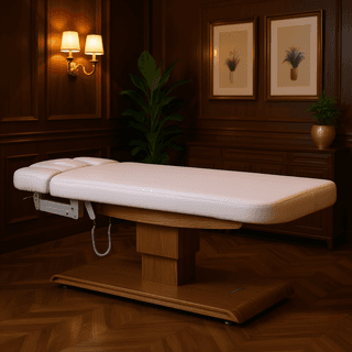 Электрический стационарный массажный стол Mizomed Olivia Basic белый