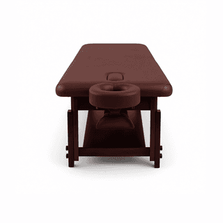 Массажный стационарный стол Mizomed Essence-Flat SEF3S30+H+S, Коричневый с полкой