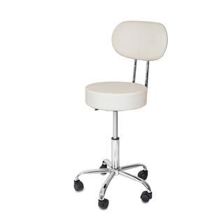 УЦЕНКА, Стул мастера Mizomed Smart + на колесиках, со спинкой Крем