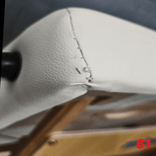 УЦЕНКА. Массажный складной стол Mizomed Standart 2, крем