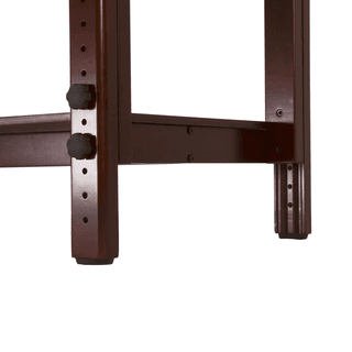Массажный стационарный стол Mizomed Essence-Flat SEF3S30+H+S, Коричневый с полкой