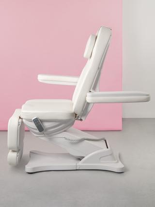 Косметологическое кресло МК70M GLAB с электроприводом белый