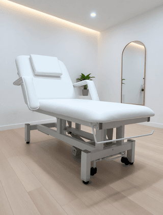 Стол массажный электрический Mizomed MZ 3522H, с подогревом белый