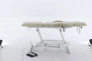 Электрический массажный стол DB-9 (KO-071) (ММКМ-2 SE3.21.10), светло-бежевый