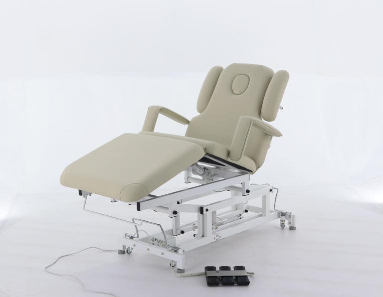 Электрический массажный стол DB-9 (KO-071) (ММКМ-2 SE3.21.10), светло-бежевый