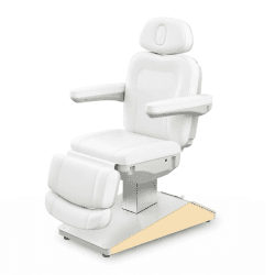 Косметологическое кресло Mizomed Parker с электроприводом, 4 мотора белый