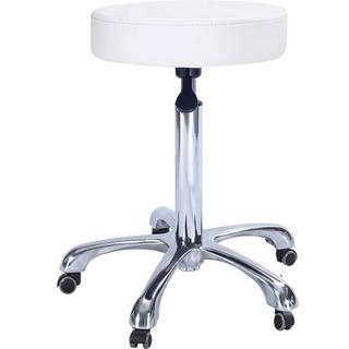 Стул мастера K26 на колесиках Белый