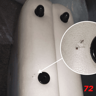 УЦЕНКА. Массажный складной стол Mizomed Standart 2, крем