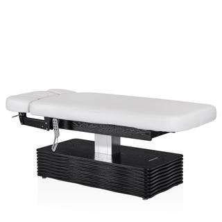 Электрический стационарный массажный стол Mizomed NESS-C Salon-Walnut с электроприводом белый