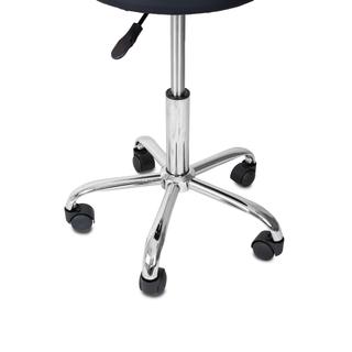 УЦЕНКА, Стул мастера Mizomed Smart + на колесиках, со спинкой Чёрный