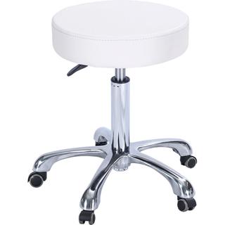 Стул мастера K26 на колесиках Белый