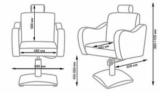 Парикмахерское кресло Бруклин